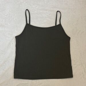 Dark green tank top